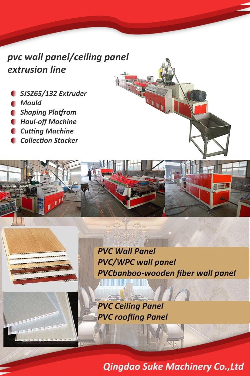 WPC PVC Wall Panel Ceiling Roofing Panel Extrusion Production Line