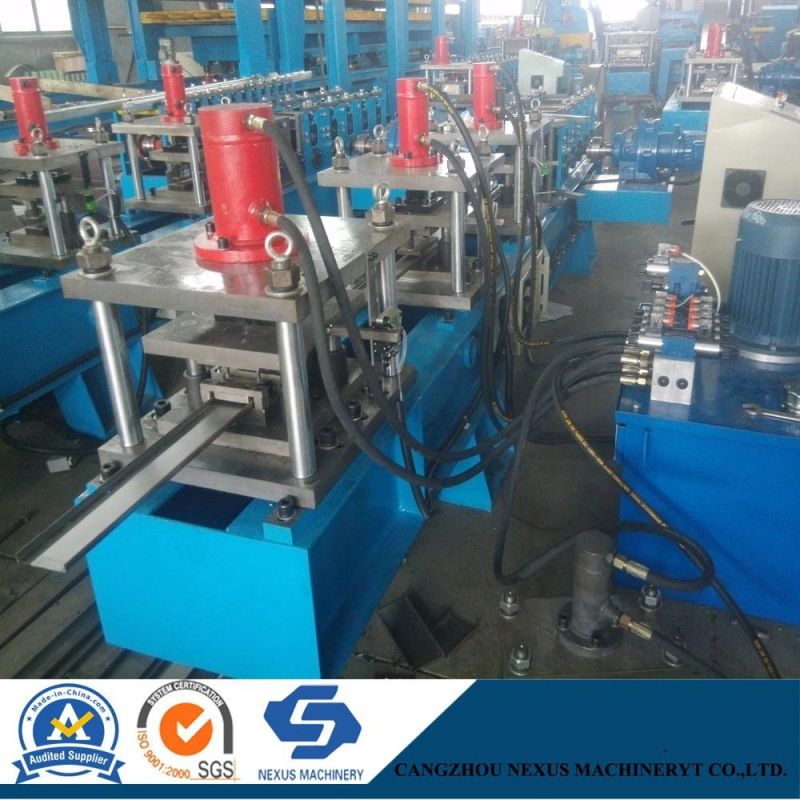 Aluminium Steel Fire Smoke Vane Damper Roll Forming Machine