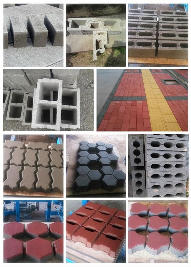 Concrete Interlocking Paver Brick Hollow Block Machine