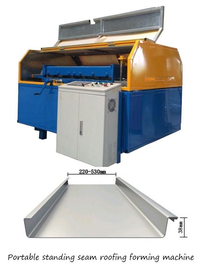 Small Standing Seam Roofing Forming Machine with Adjustment Construction Equipment