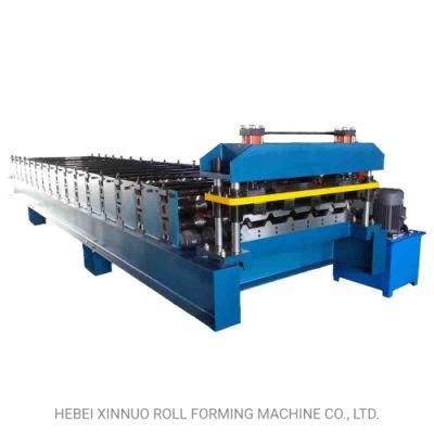 Metal Roofing Galvanized Steel Cold Roll Forming Top with The Machine