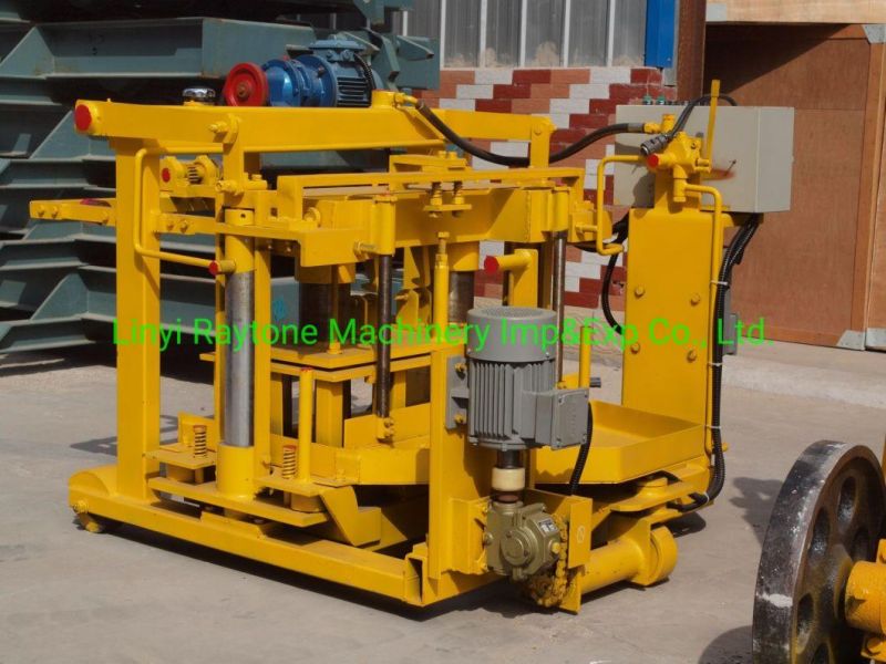 Qt2-45 Movable Block Plant Mobile Brick Forming Plant