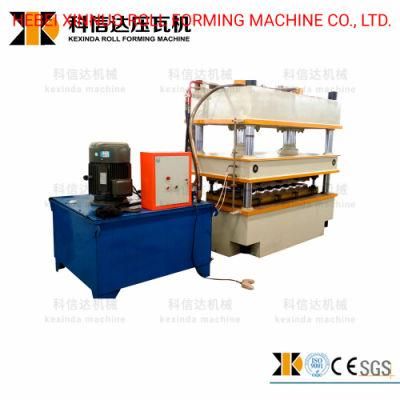 Stone Coated Metal Color Steel Roofing Sheet Tile Making Hydraulic Press Machine
