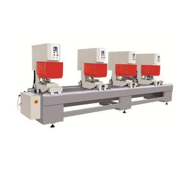 Four Head Double Seamless Welding Machine Used for Colorful PVC Profile