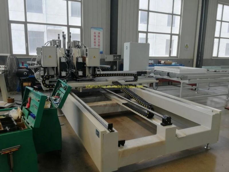 Four Corner Cleaning CNC UPVC Window Machine