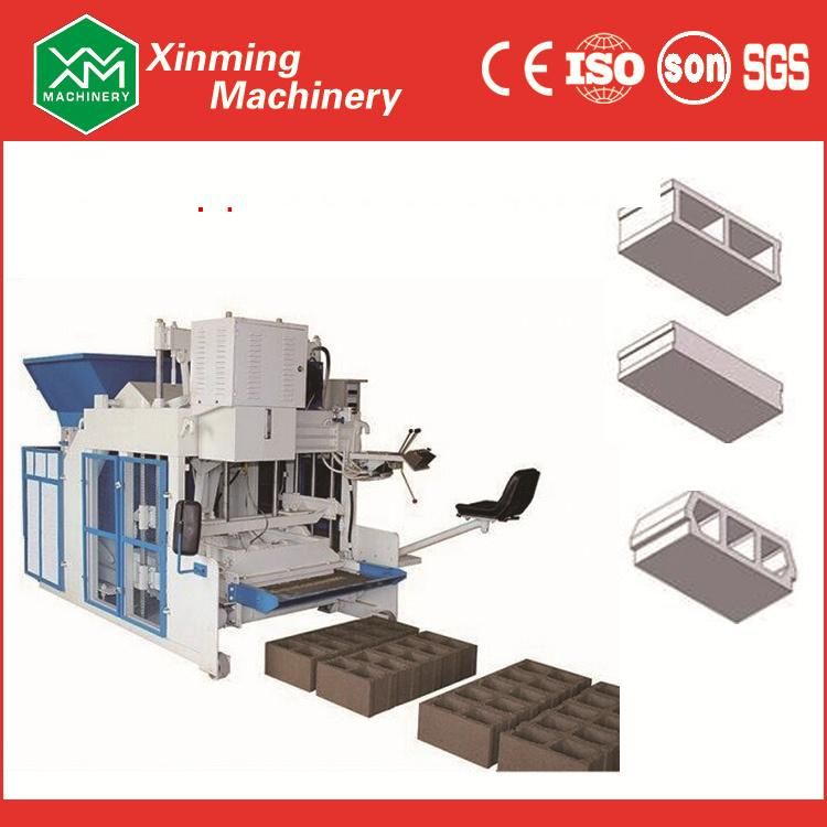 Movable Egg Layer Concrete Block Making Machine Interlocking Block Machine for Sale (QQTM10-15)