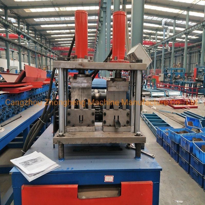 Full Auto Steel C U Z Purlin Roll Forming Machine with Good Price