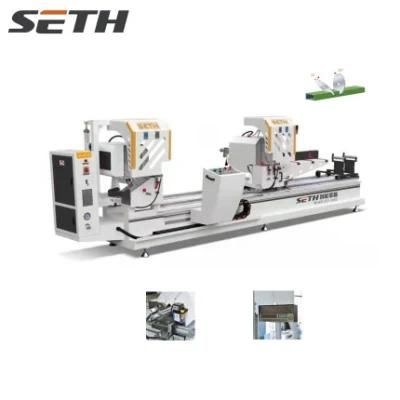 CNC Machine Double Head Cutting Saw/UPVC/PVC Profile Double Head Cutting Saw/Aluminum Cutting Machine/Window Making Machine Supplier