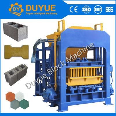 China Donyue Automatic Concrete Hollow Block Forming Machine Cabro Brick Making Machine Production Line