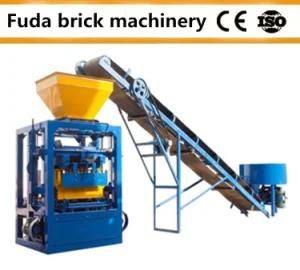 Qt4-24 Semi Automatic Concrete Hollow Block 6inch Block Making Machine in Philippines