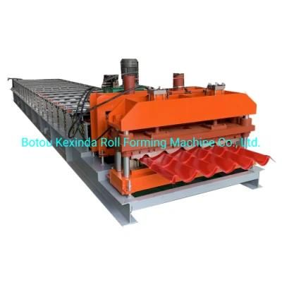 Steel Building Material Roof Sheet Glazed Tile Making Machine