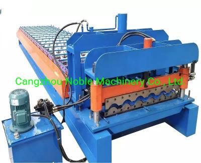 Construction Steel Glazed Roofing Sheet Roll Forming Machine
