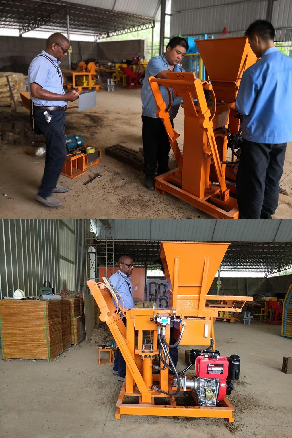 Good Quality Xm2-25 Automatic Clay Earth Soil Interlocking Lego Block Making Machine for Sale