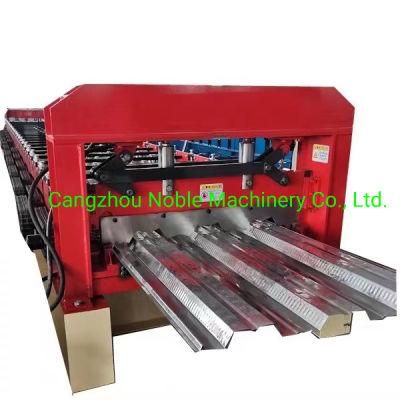 Low Price Hydraulic Automatic Metal Steel Floor Decking Panel Roll Forming Machine