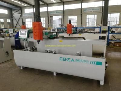 CNC Aluminum Window Machine for Drilling Milling Holes Slots