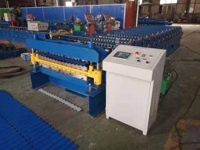 Structure Materials Double Steel Trapezoidal Corrugated Roof Panel Roll Forming Machine