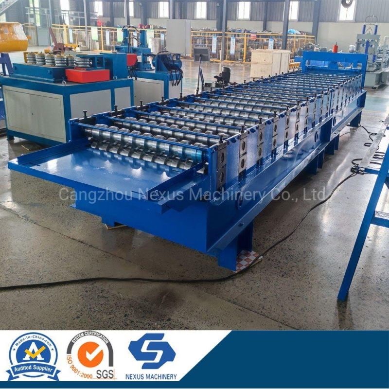 Automatic Aluzinc Steel Shutter Door Roll Forming Machine