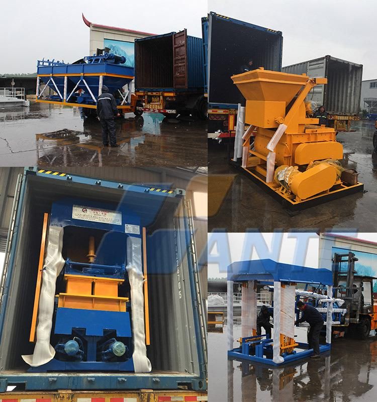 High Capacity Qt4-15 Concrete Cement Hollow Solid Interlocking Brick Making Machine with Lower Price