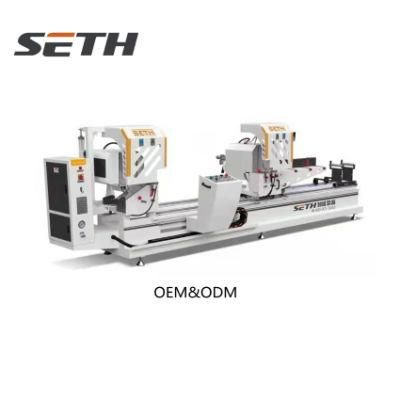 CNC Window and Door Manufacturing Equipment High Quality Digital Display Double Head Precision Cutting Saw for Window Aluminum Cutting Machine