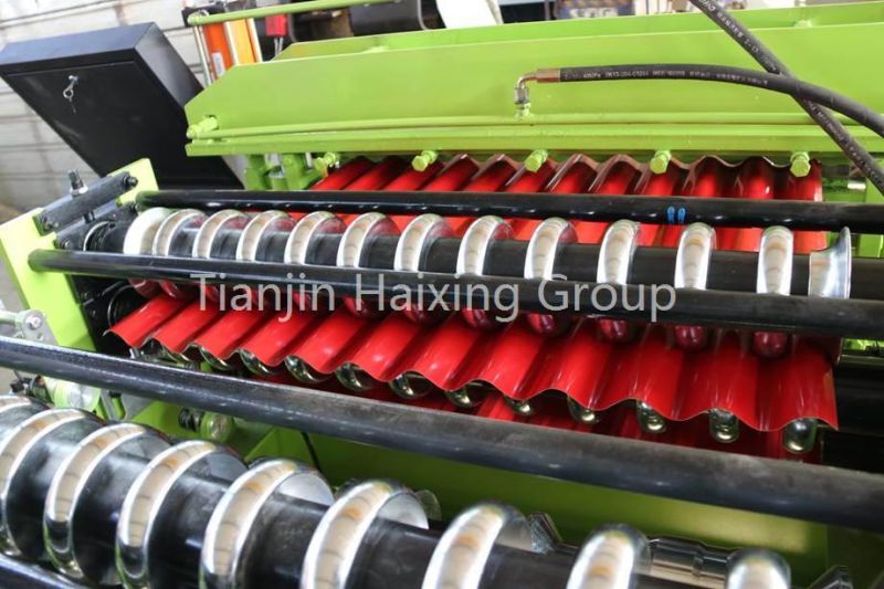 Metal Trapezoid and Corrugated Steel Tile Panel Sheet Roll Forming Machine