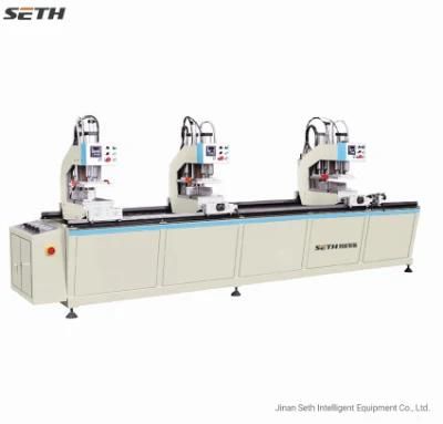 UPVC Window Door Making Machine 3 Heads Seamless Welding Machine with CE