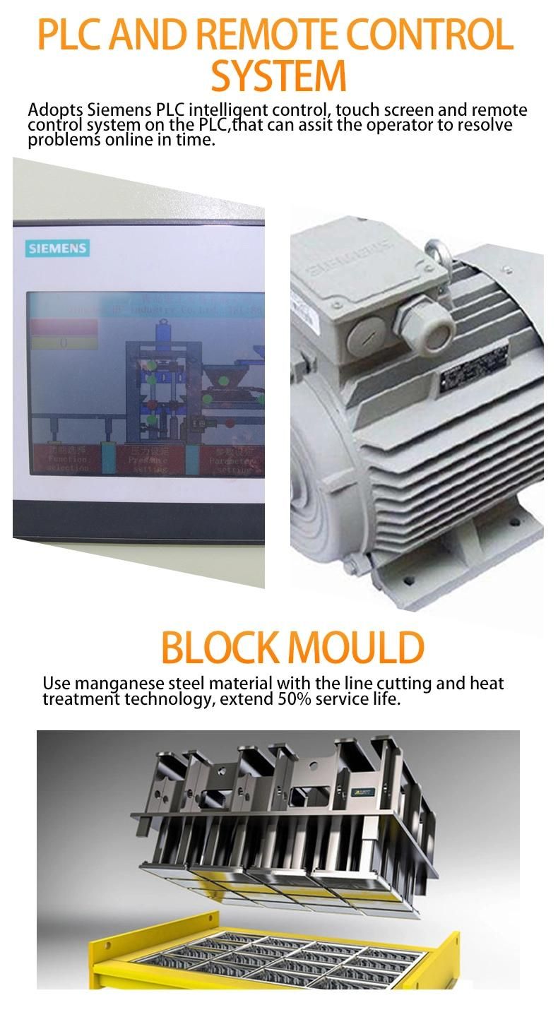 Qt4-16 Automatic Hydraulic System and Vibretion Technology Block Brick Making Machine