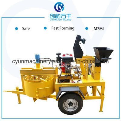 M7mi Mobile Clay Interlocking Hydraform Brick Making Machine Price