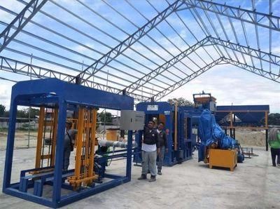Qt6-15 Full Automatic Hydraulic Cement Hollow Block Brick Machine