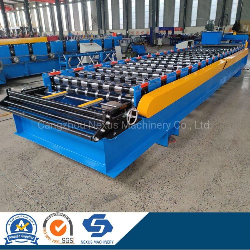 Factory Price Customized Steel Trapezoidal Roof/Glazed Roof Tile Making Machine/Roll Forming Machine /Roofing Tile Sheets Machine