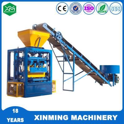 Top Selling Qt4-24 Floor Tile Machine Concrete Mixer Brick Making Machine with Good Quality
