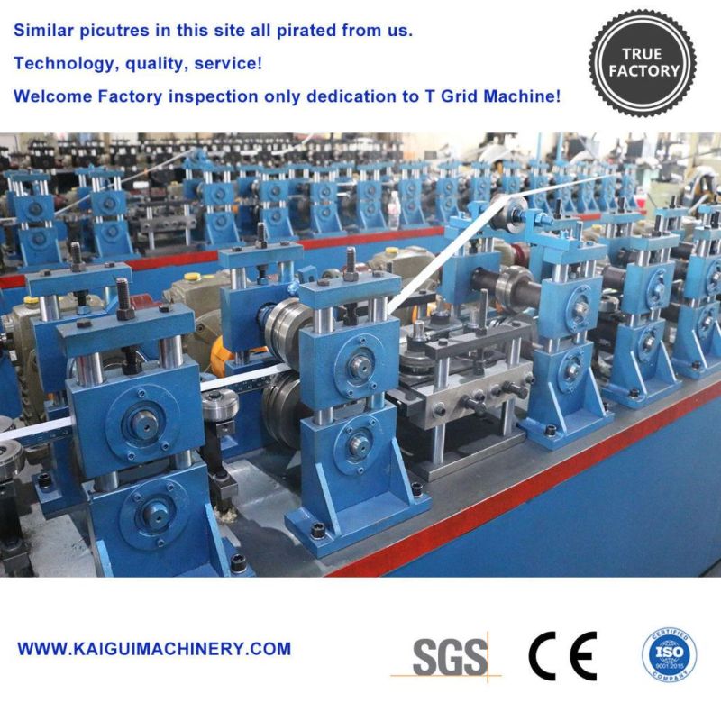 Automatic T Bar Ceiling T Grid Channel Roll Forming Machine