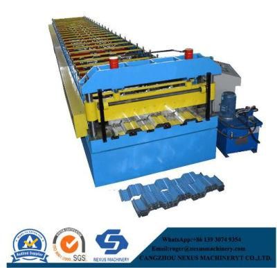 915mm Steel Floor Metal Deck Scaffolding Roll Forming Machine