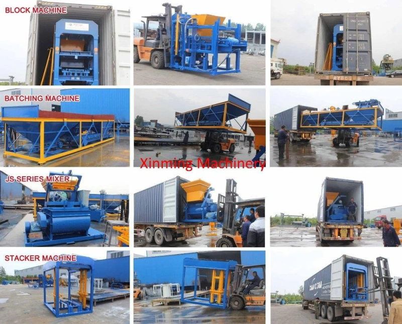 Qt6-15 Automatic Hydraulic Hollow Block Machinery Solid Color Paver Brick Making Machine for Sale