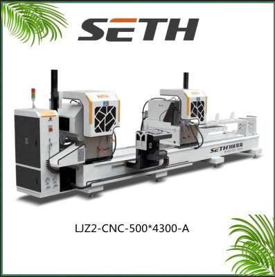 Aluminum Machinery of CNC Aluminum Precision Cutting Saw Machine with Double Head