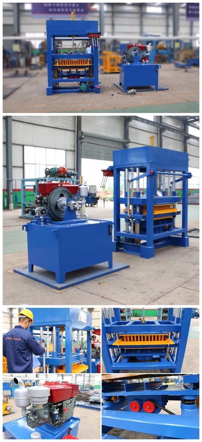 Qt4-30 Hydraulic Block Machine and Pavers Making Machine Diesel Power Hot Sale