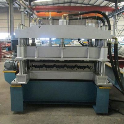 PPGI Metal Roofing Sheet Roll Forming Machine Step Tile Making Machine