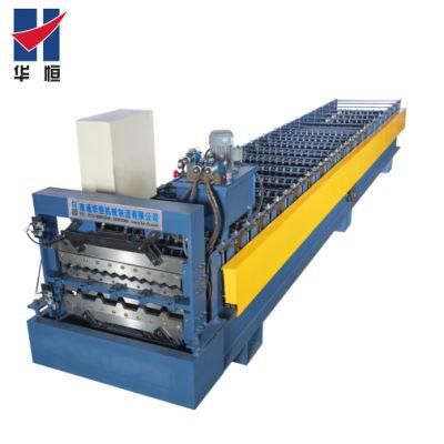 China Factory High Demand Good Quanlity and Price Floor Decking Roll Forming Machine Glazed Steel