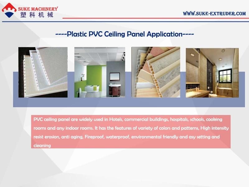 PVC Ceiling Panel Tiles Extrusion Making Machine