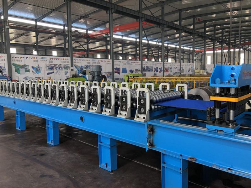 Color Steel Roofing Sheet Wave Making Machine Metal Steel Plate Corrugated Tile Roll Forming Machine
