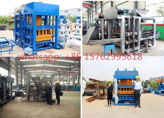 Qt4-20 Hydraulic Concrete Hollow Block Cabro Brick Block Making Machine for Sale in Philippines