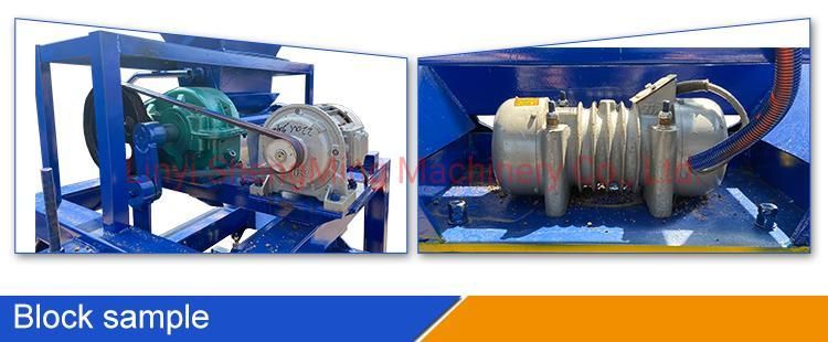 Manual Fly Ash Concrete Cement Paver Solid Hollow Block Machine