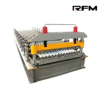 Metal Roofing Galvanized Aluminum Corrugated Steel Sheet Making Machine