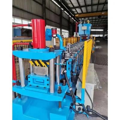 Metal Steel Stud and Track Drywall Profile Roll Forming Machine Cu Double Lines Omega Profile Light Gauge Steel Forming Machine