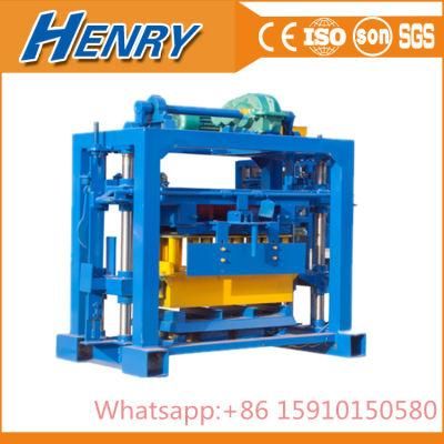 Qtj40-2 Manual Concrete Block Machine Hollow Block Making Machine