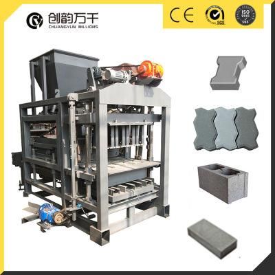 Qtj4-25 Automatic Cement Block Machine/Concrete Hollow Brick Production Line