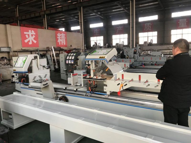 Double Head Cutting Saw for Industrial Aluminum Profiles Double Head Cutting Saw Machine for Aluminum Profile Aluminum Window Making Machine