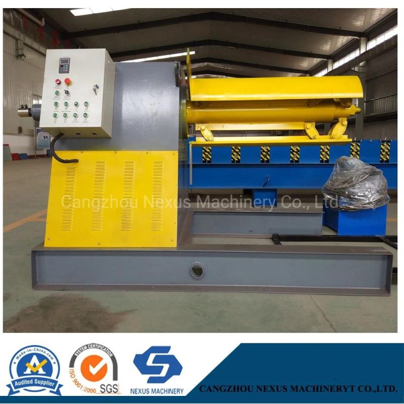 5t/8t/10t Hydraulic Decoiler Uncoiler with Coil Car for Metal Forming Machine