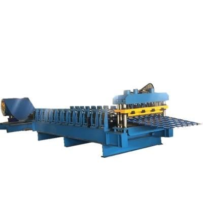 Aluminum Roofing Press Step Glazed Tile Roll Former Line Glazed Tile Press Forming Machinery