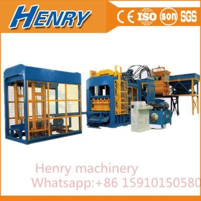 Qt10-15 Automatic Hydraulic Pressure Cement Brick Making Machine Curbstone Block Machine