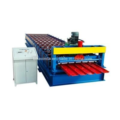 1000 Box Profile Metall Sheet Roof Panel Roll Forming Machine
